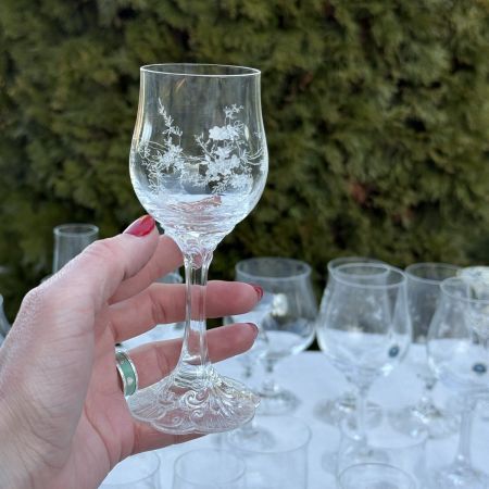 Бокал на ножке Rosenthal Monbijou с узором 100 мл хрусталь Германия