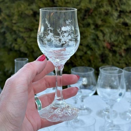 Бокал на ножке Rosenthal Monbijou с узором 100 мл хрусталь Германия