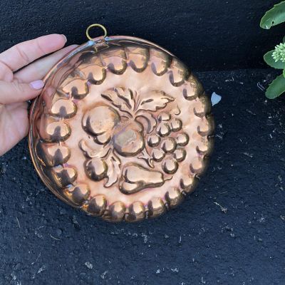 Форма для выпечки Фрукты 17 см медь