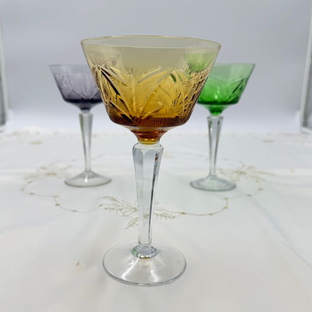 Бокал дижестивный Bohemia 150 мл цветной хрусталь охра  