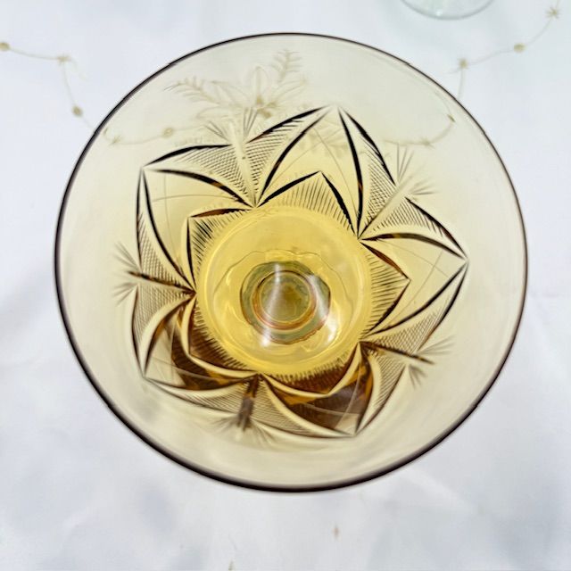 Бокал дижестивный Bohemia 150 мл цветной хрусталь охра  