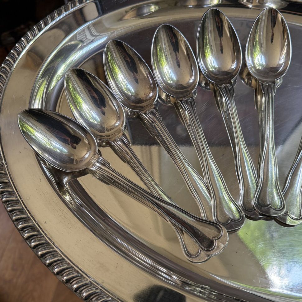 Ложка столовая Christofle 21 см серебрение Франция