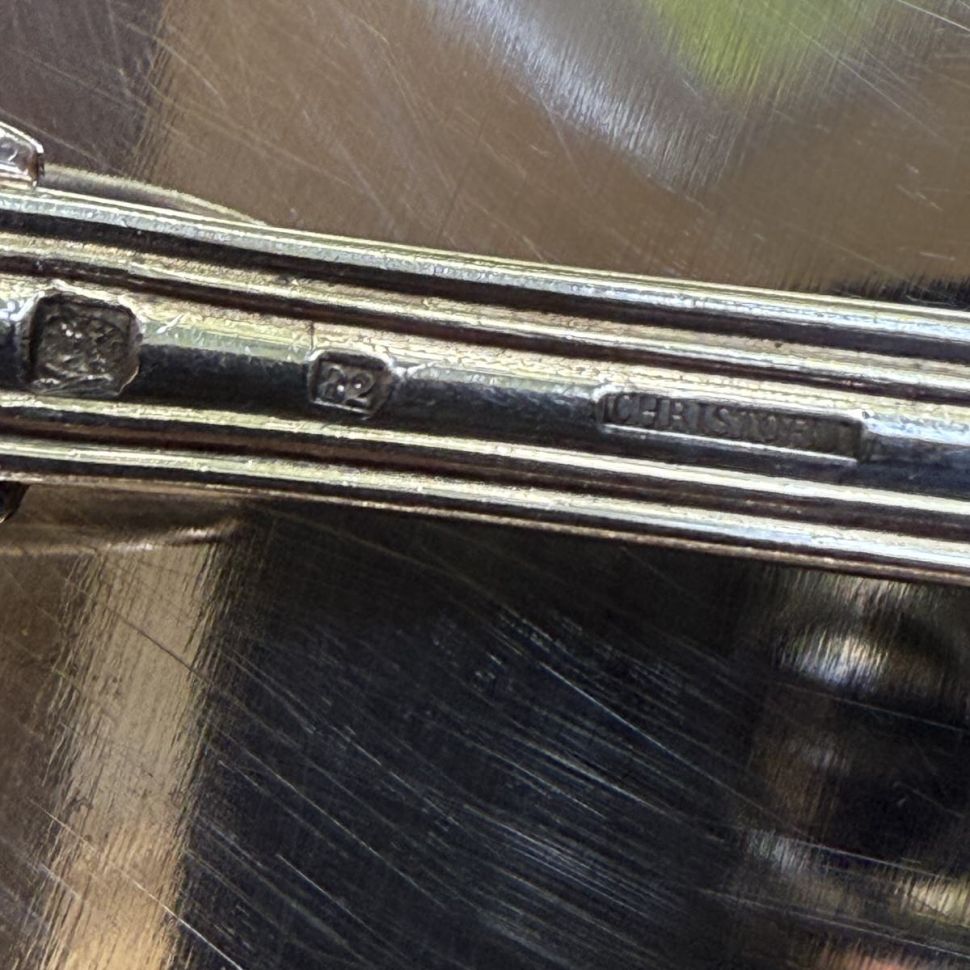 Ложка столовая Christofle 21 см серебрение Франция