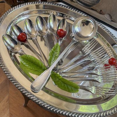 Ложка столовая Christofle 21 см серебрение Франция