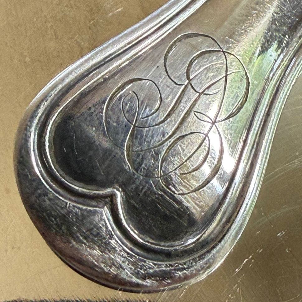 Ложка столовая Christofle 21 см серебрение Франция