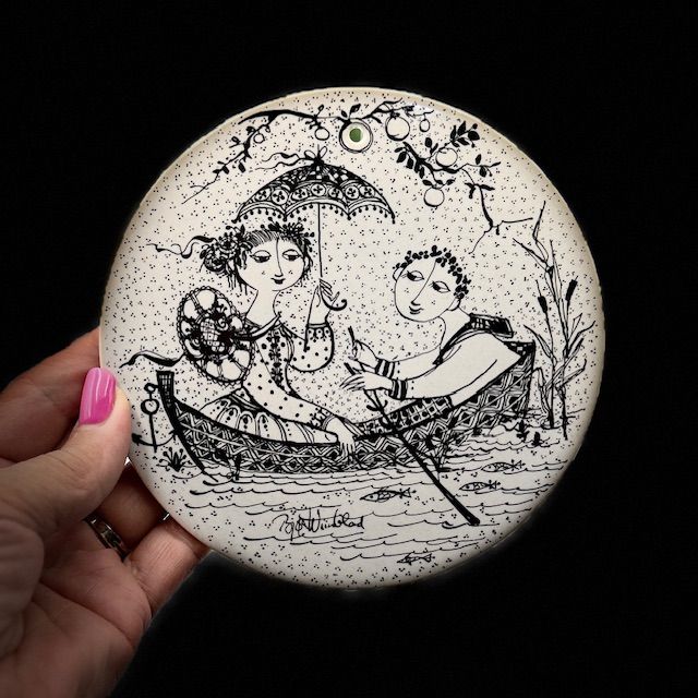 Тарелка панно Rosenthal studio-line Июль 15 см Германия  