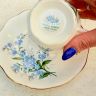 Чайная пара Royal Albert Forget-me-not 1950 гг. 200 мл Англия