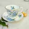 Чайная пара Royal Albert Forget-me-not 1950 гг. 200 мл Англия