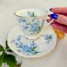 Чайная пара Royal Albert Forget-me-not 1950 гг. 200 мл Англия