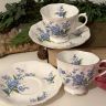 Чайная пара Royal Albert Forget-me-not 1950 гг. 200 мл Англия