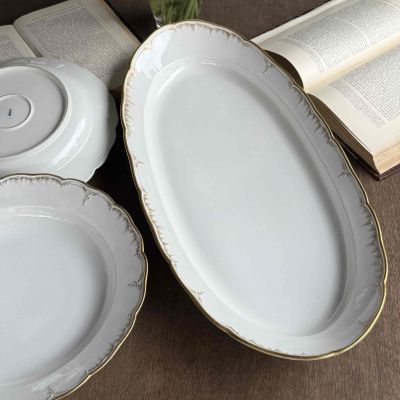 Блюдо большое KPM 62 см фарфор Германия