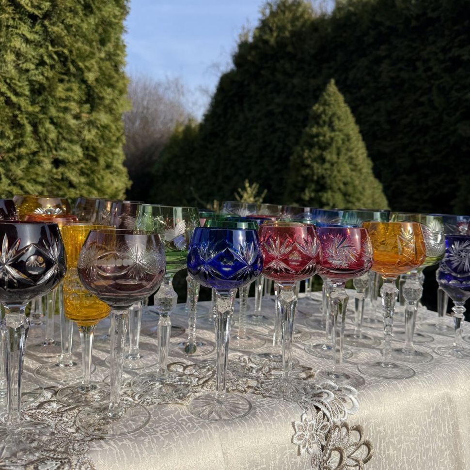 Бокал Anna Hutte коричневого 270 мл накладной хрусталь Германия дизайн 5