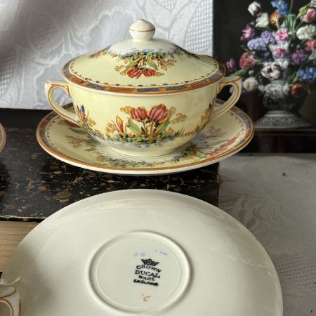 Суповая пара Crown Ducal 200 мл фарфор Англия