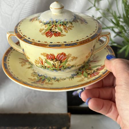 Суповая пара Crown Ducal 200 мл фарфор Англия