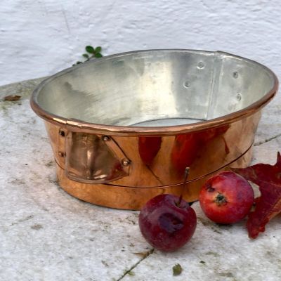 Форма медная овальная для запекания