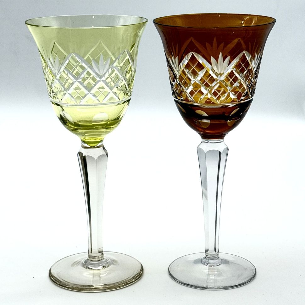 Бокал тюльпан набор 2 шт. 250 мл накладной хрусталь Германия 