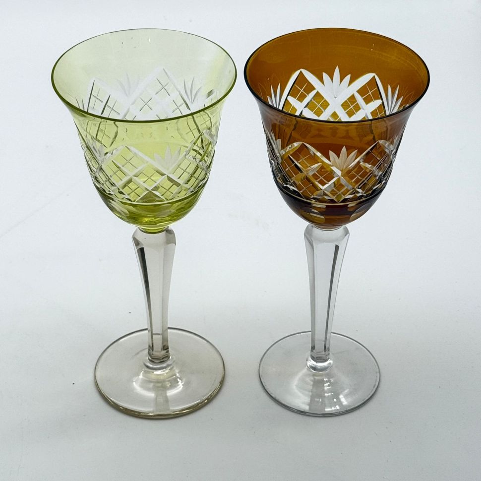 Бокал тюльпан набор 2 шт. 250 мл накладной хрусталь Германия 