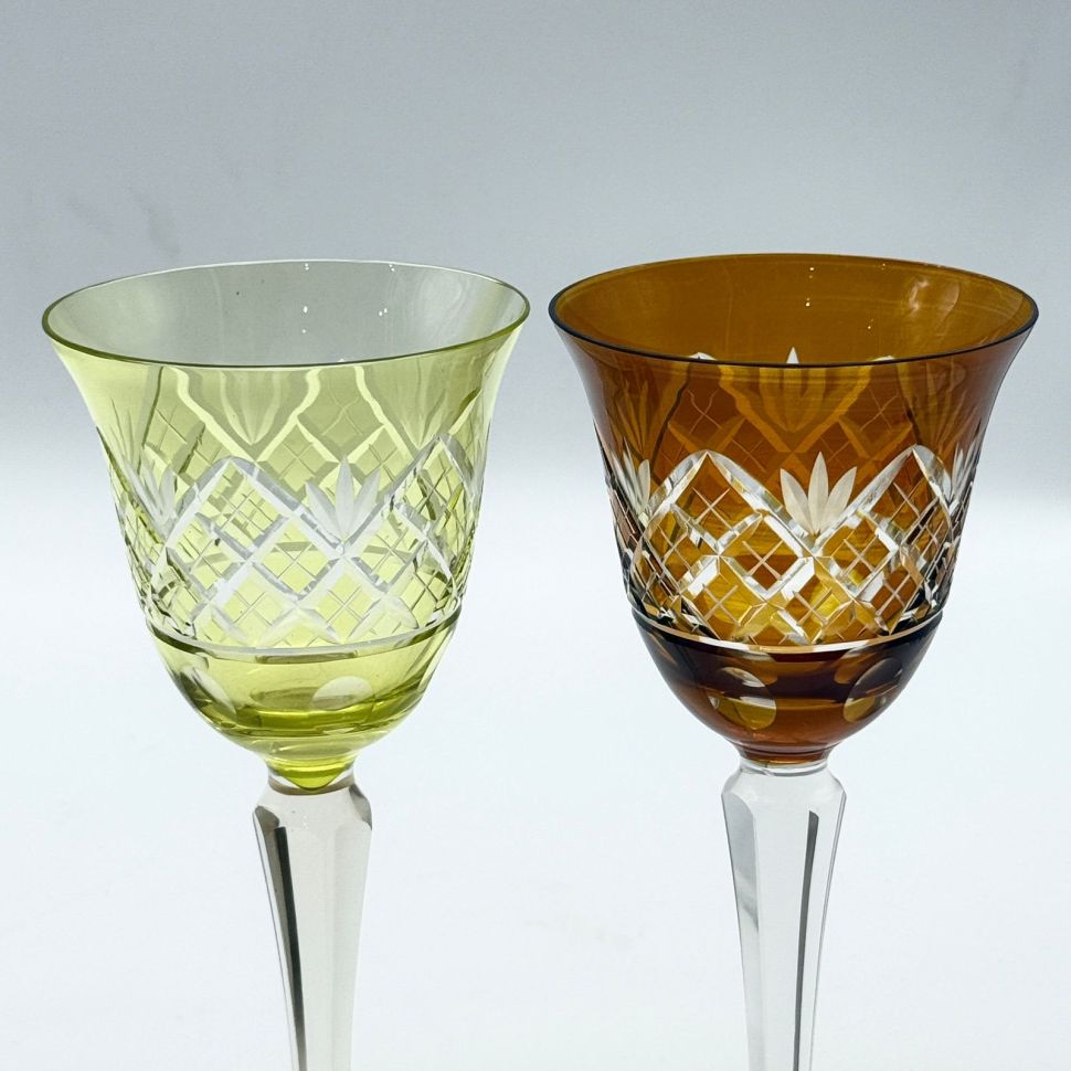 Бокал тюльпан набор 2 шт. 250 мл накладной хрусталь Германия 