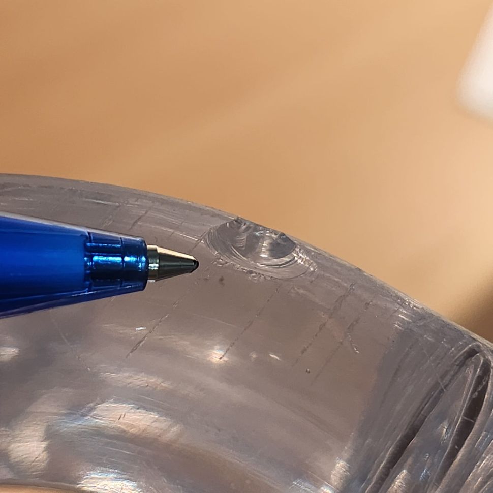 Ваза Тюльпан Art Vannes 28 см толстый хрусталь Франция 