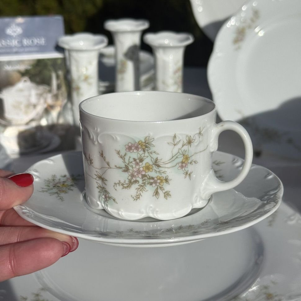 Чайная пара Rosenthal Monbijou полевые цветы 170 мл Германия 