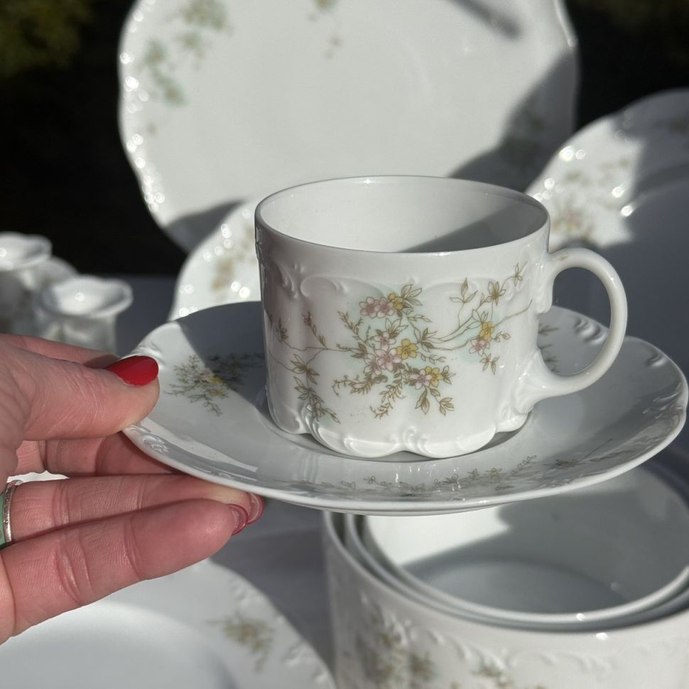 Чайная пара Rosenthal Monbijou полевые цветы 170 мл Германия 