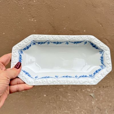 Блюдо Rosenthal Classic Rose голубые розы 25 см Германия