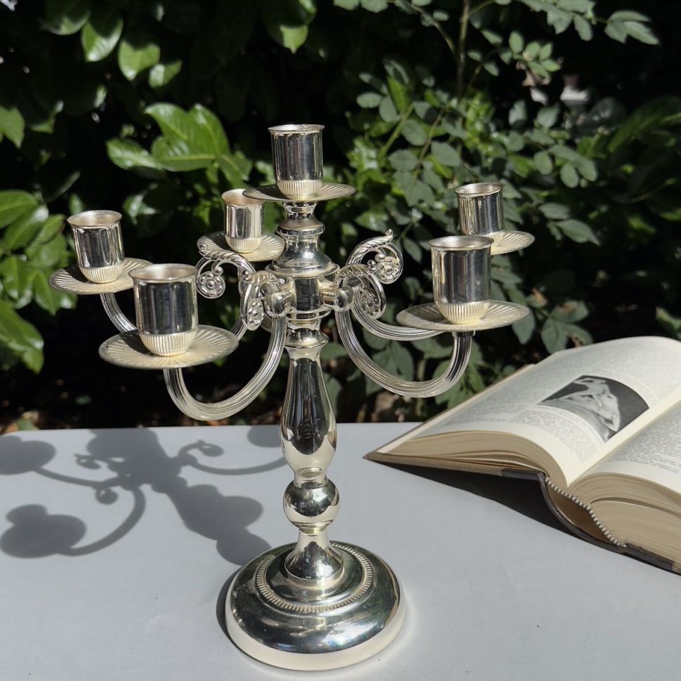 Подсвечник канделябр на 6 свечей Франция