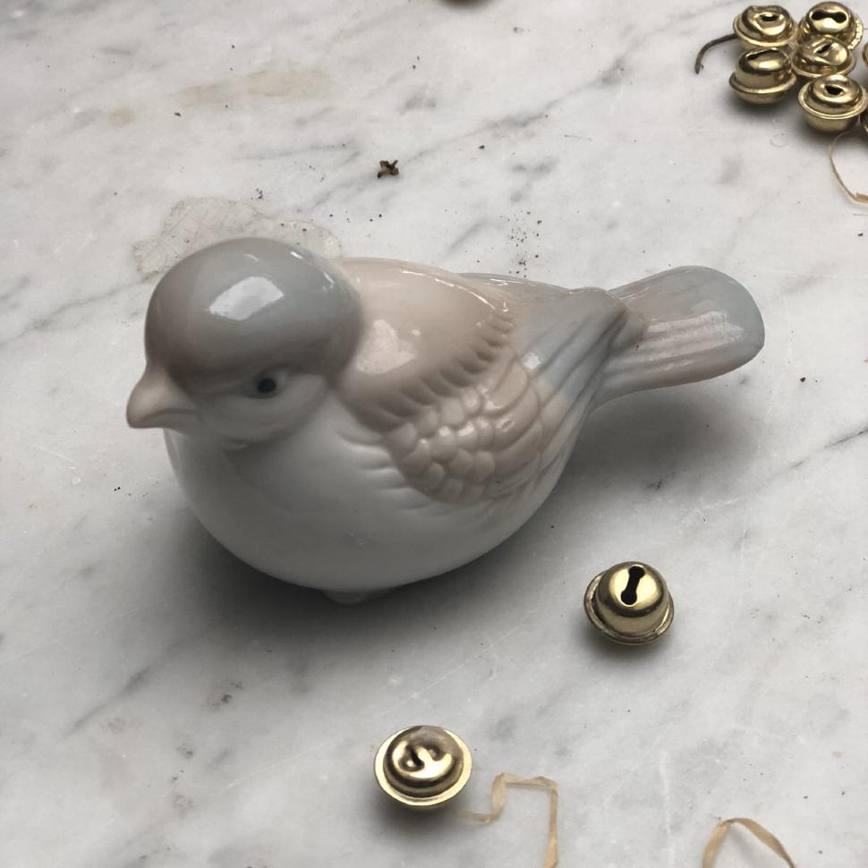 Статуэтка Воробей, фарфор