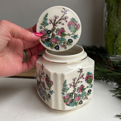 Банка чайница Indian Tree 11 см фарфор