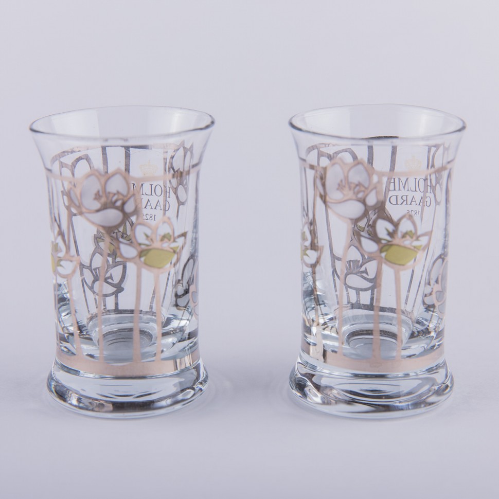 Рюмка пара Дания цветы
