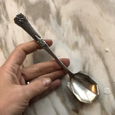 Ложка Десертная модерн 16 см мельхиор