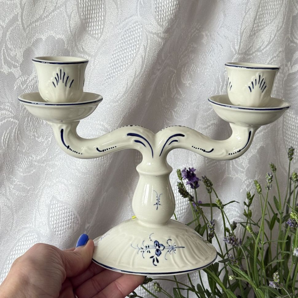 Подсвечник на две свечи ВиллеройБох Vieux Luxembourg 20 см Люксембург