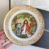 Тарелка Franklin Porcelain Сказки Красная шапочка 1978 г. W.Germany 