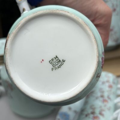 Сахарница Haviland Limoges 20 см Франция конец XIX в.