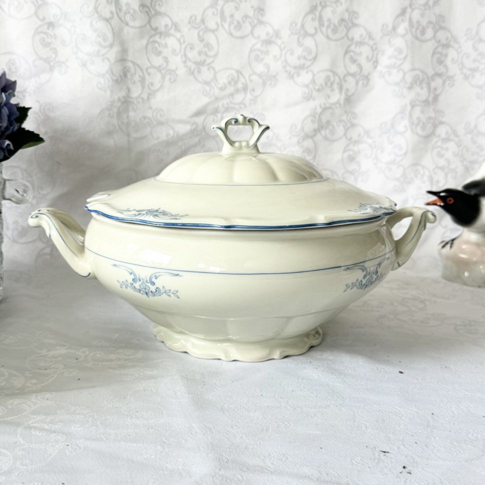 Супница Carl Tielsch 3 л фарфор Германия 1930 гг.