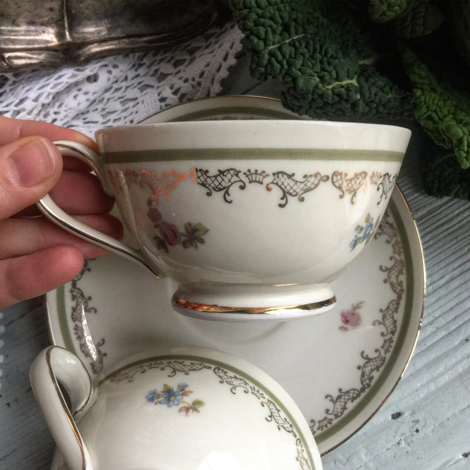 Чайная пара Hackefors Швеция ЛОМ