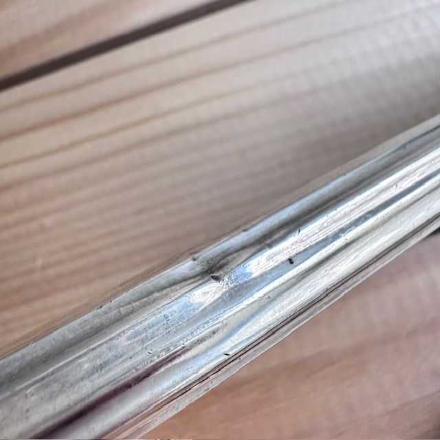 Вилка нож Vuillermet набор 2 предмета сталь серебрение Франция