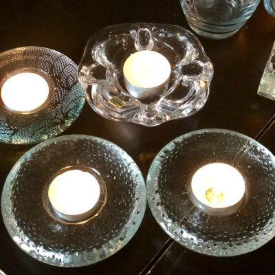 Подсвечник 11 см круглый, дизайнерский, Швеция