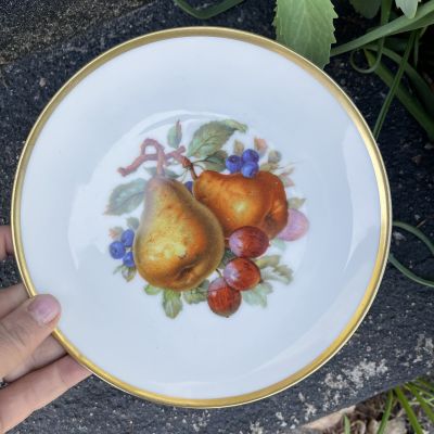 Тарелка Груши крыжовник и черника 18 см Bohemia