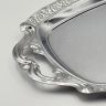 Поднос с ручками "Для Шашлыка" 34 см хромирование