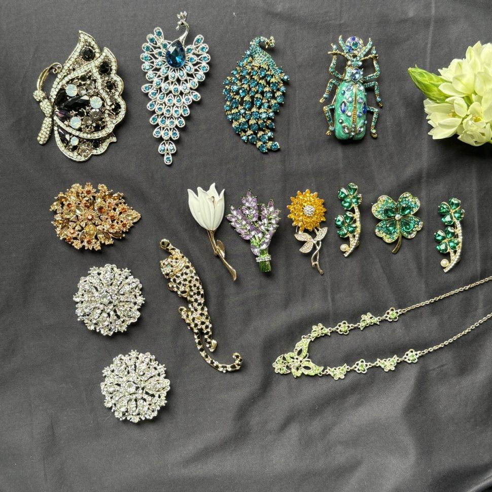 Брошь Бабочка 9 см Германия