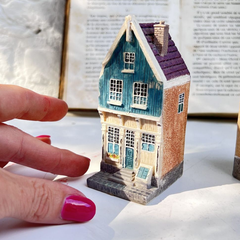 Статуэтка Голландский домик 10 см керамика