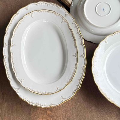 Блюдо овальное KPM 49 см фарфор Германия