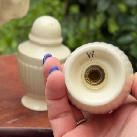 Солонка и перечница Wedgwood Edme набор 2 шт фарфор Англия