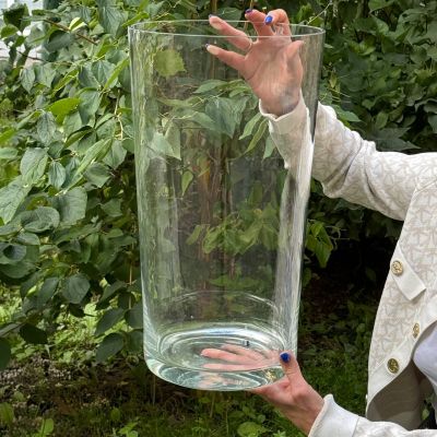 Ваза гигант IKEA 45 см стекло 