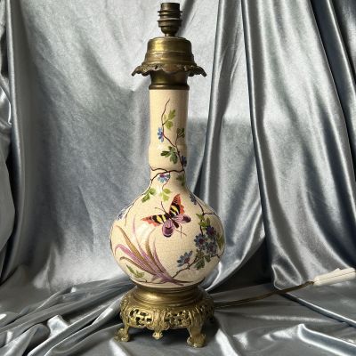 Лампа настольная Франция 43 см керамика бронза