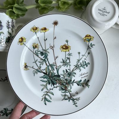 Тарелка ВиллеройБох Botanica Anthemis tinctoria 24 см без корешка