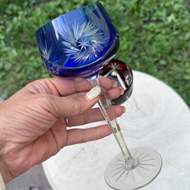 Бокал набор 2 шт. 200 мл накладной хрусталь Германия