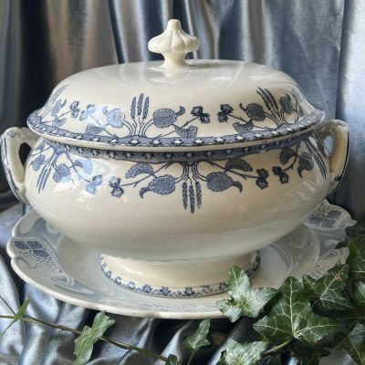 Супница Sarreguemines Noisettes артнуво 4 л Франция