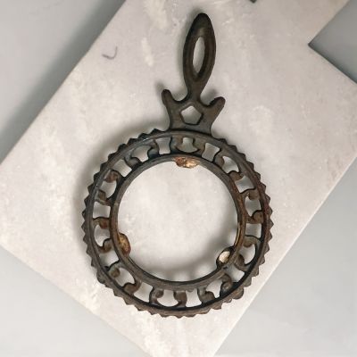 Подставка под горячее чугун (ржавчина)